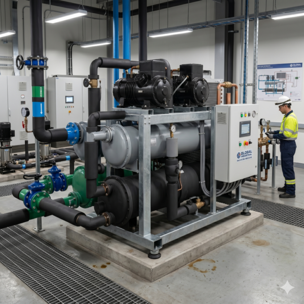 Hệ thống điều hoà chiller công nghiệp